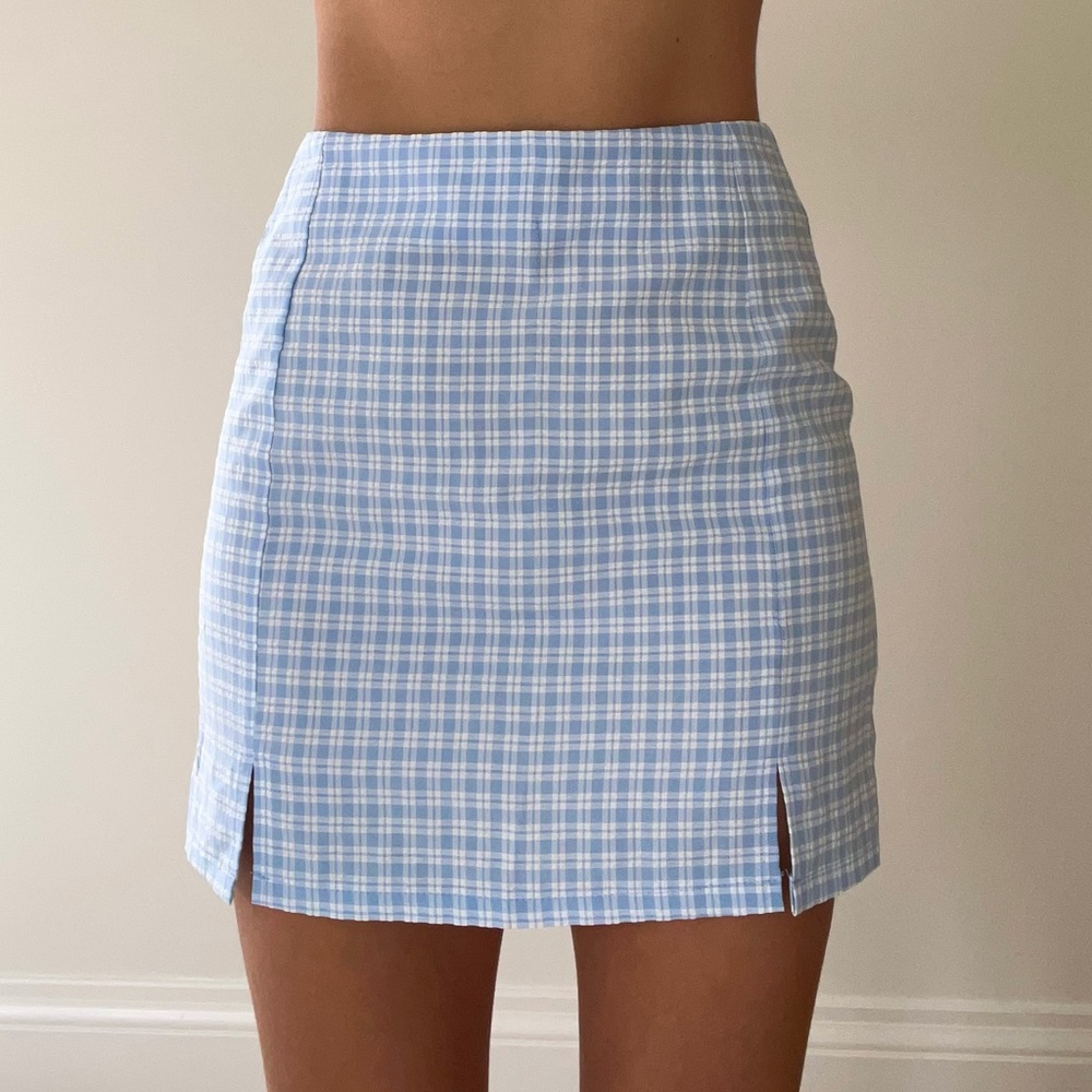Gingham skirt